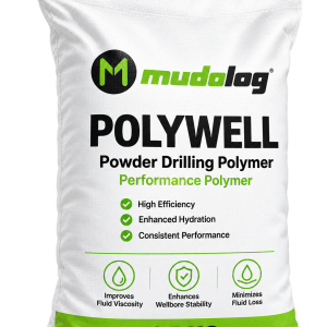 POLYWELL 25 kg bag render POLYWELL 25 kg powder drilling polymer bag render